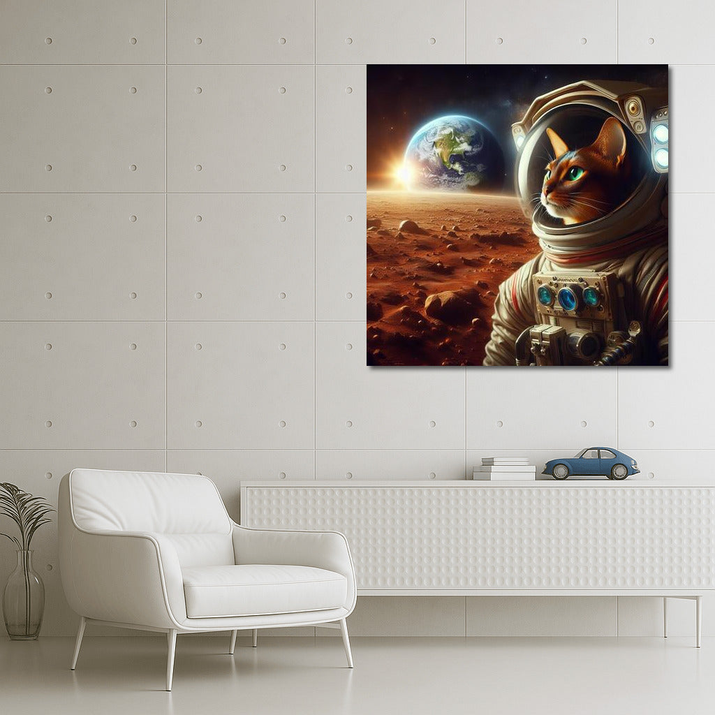 Abyssinian Cat in a Spacesuit: Interstellar Travel on Mars