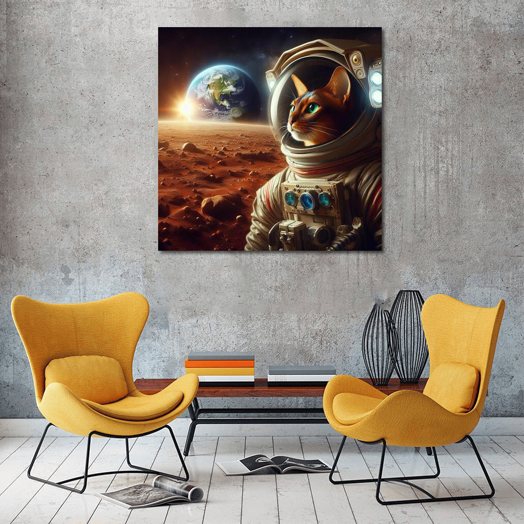 Abyssinian Cat in a Spacesuit: Interstellar Travel on Mars