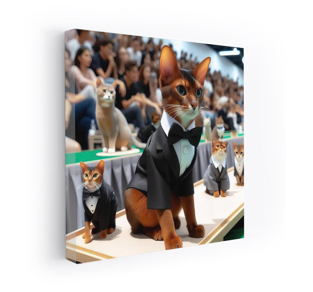 Abyssinian on the Catwalk: Fashion Show Elegance