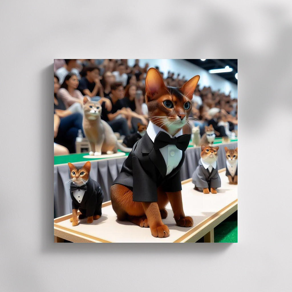 Abyssinian on the Catwalk: Fashion Show Elegance
