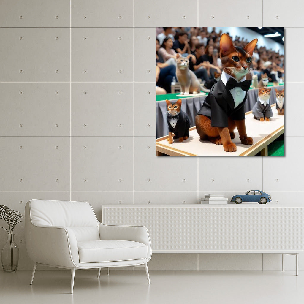 Abyssinian on the Catwalk: Fashion Show Elegance