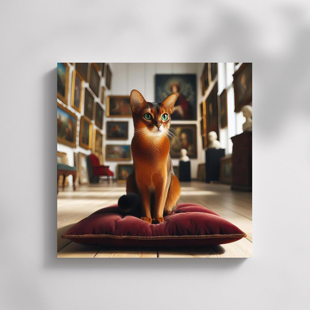 Grace of the Abyssinian in the Gallery: Comfort and Art