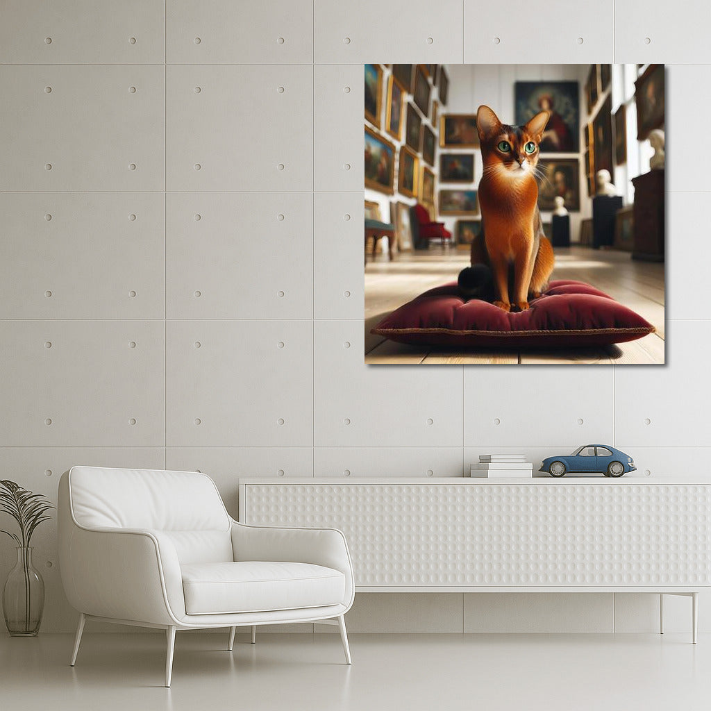 Grace of the Abyssinian in the Gallery: Comfort and Art