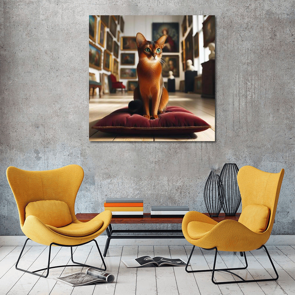 Grace of the Abyssinian in the Gallery: Comfort and Art