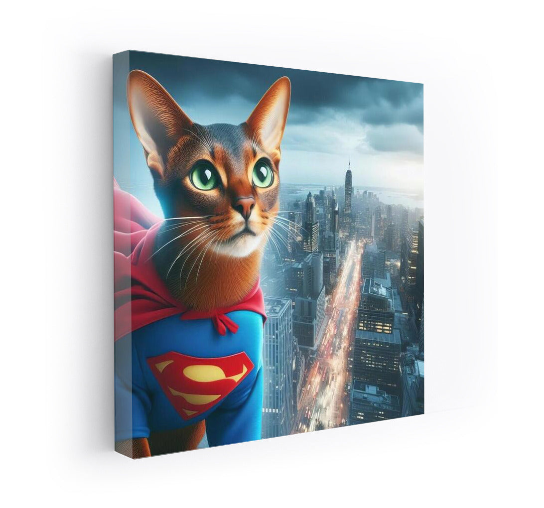 Abyssinian Superhero: Cat-Savior of the City