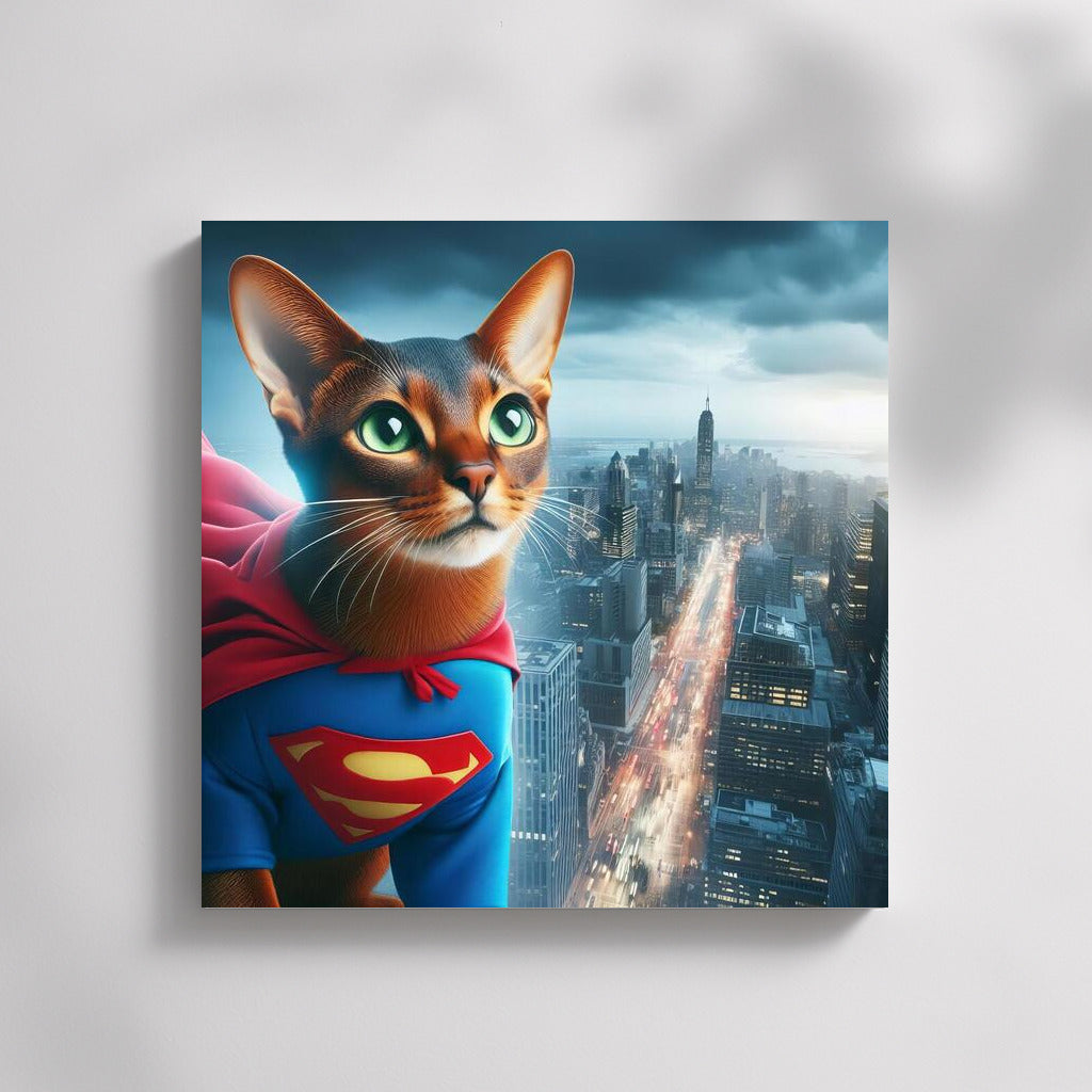 Abyssinian Superhero: Cat-Savior of the City