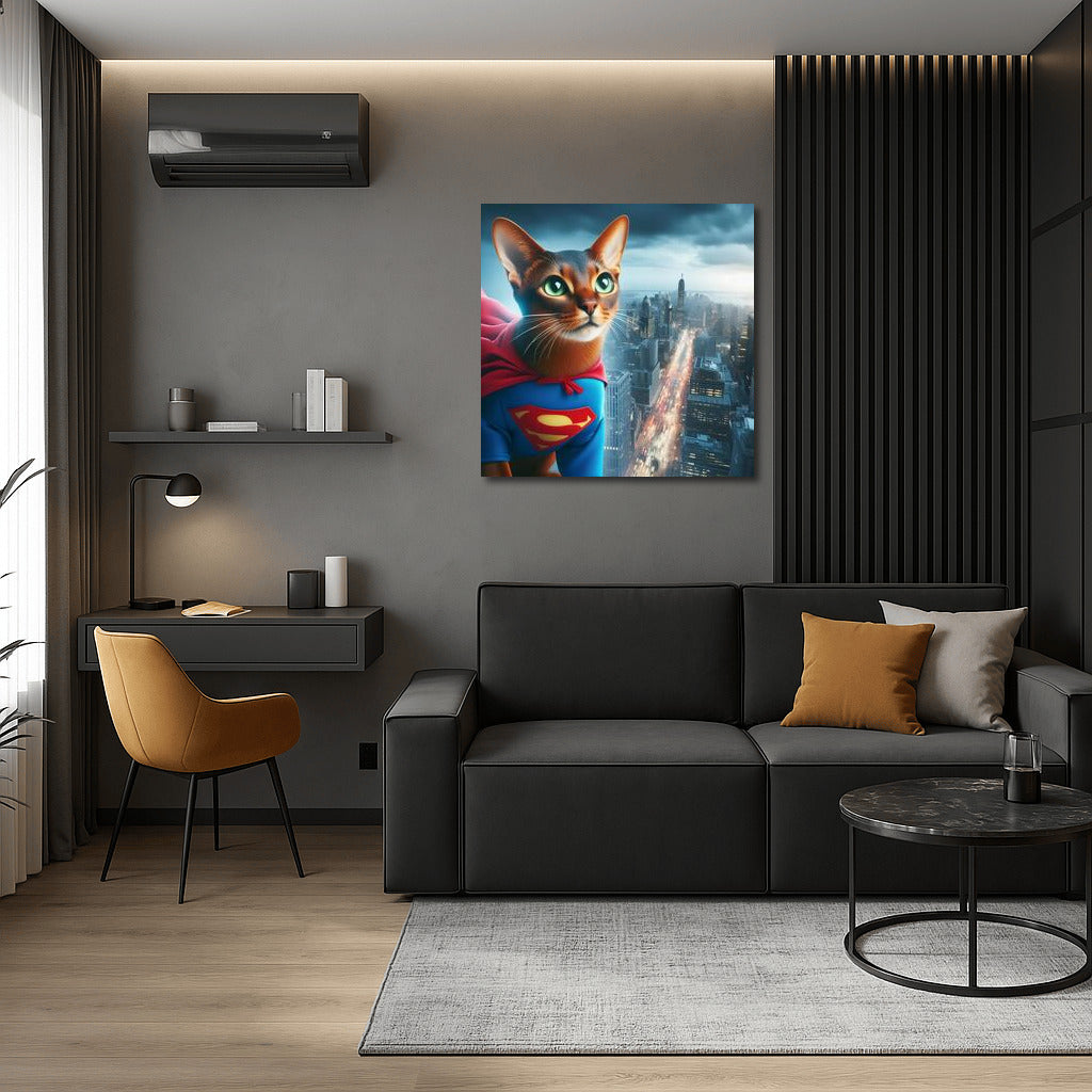 Abyssinian Superhero: Cat-Savior of the City