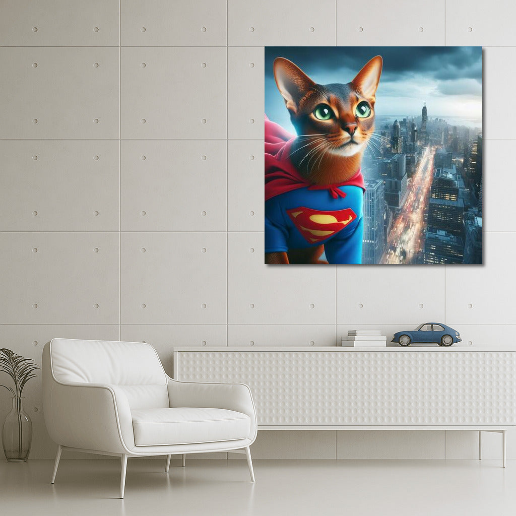 Abyssinian Superhero: Cat-Savior of the City