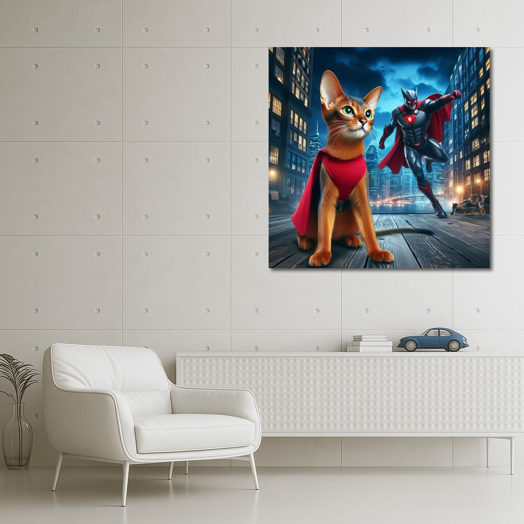 Hero Abyssinian: Cat-Savior of the City