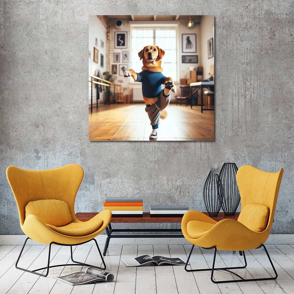 Dancing Dog: A Cheerful Accent for the Interior