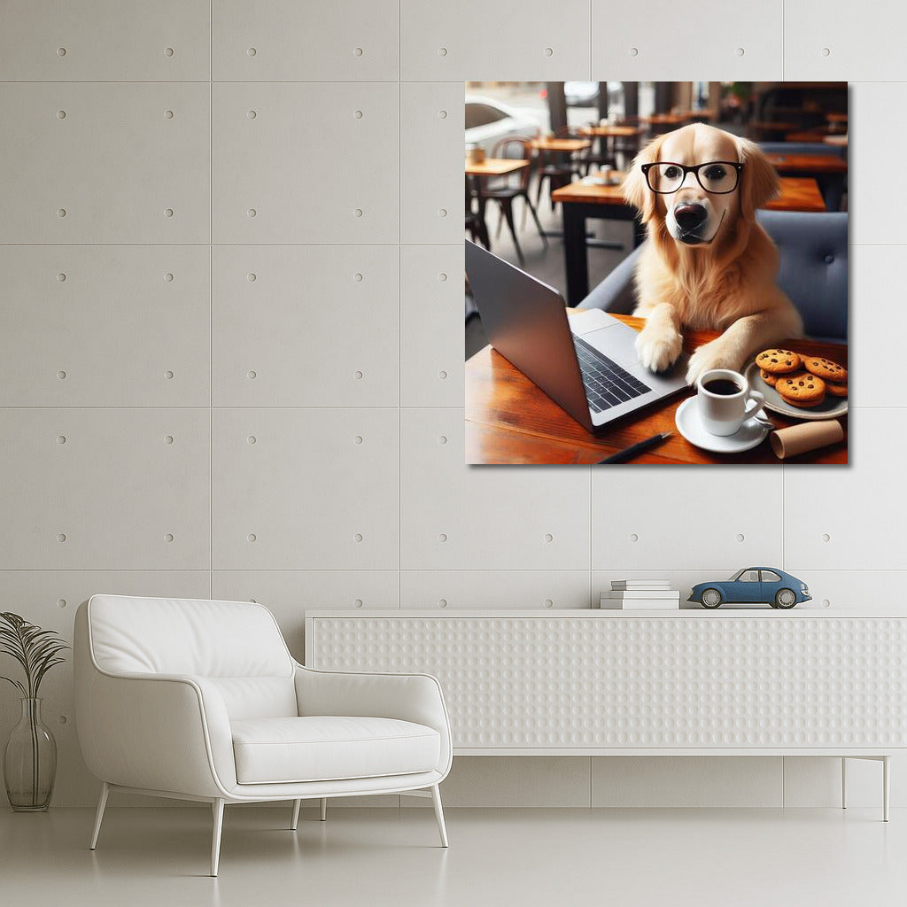 Business Dog: Charm and Humor for Your Interior