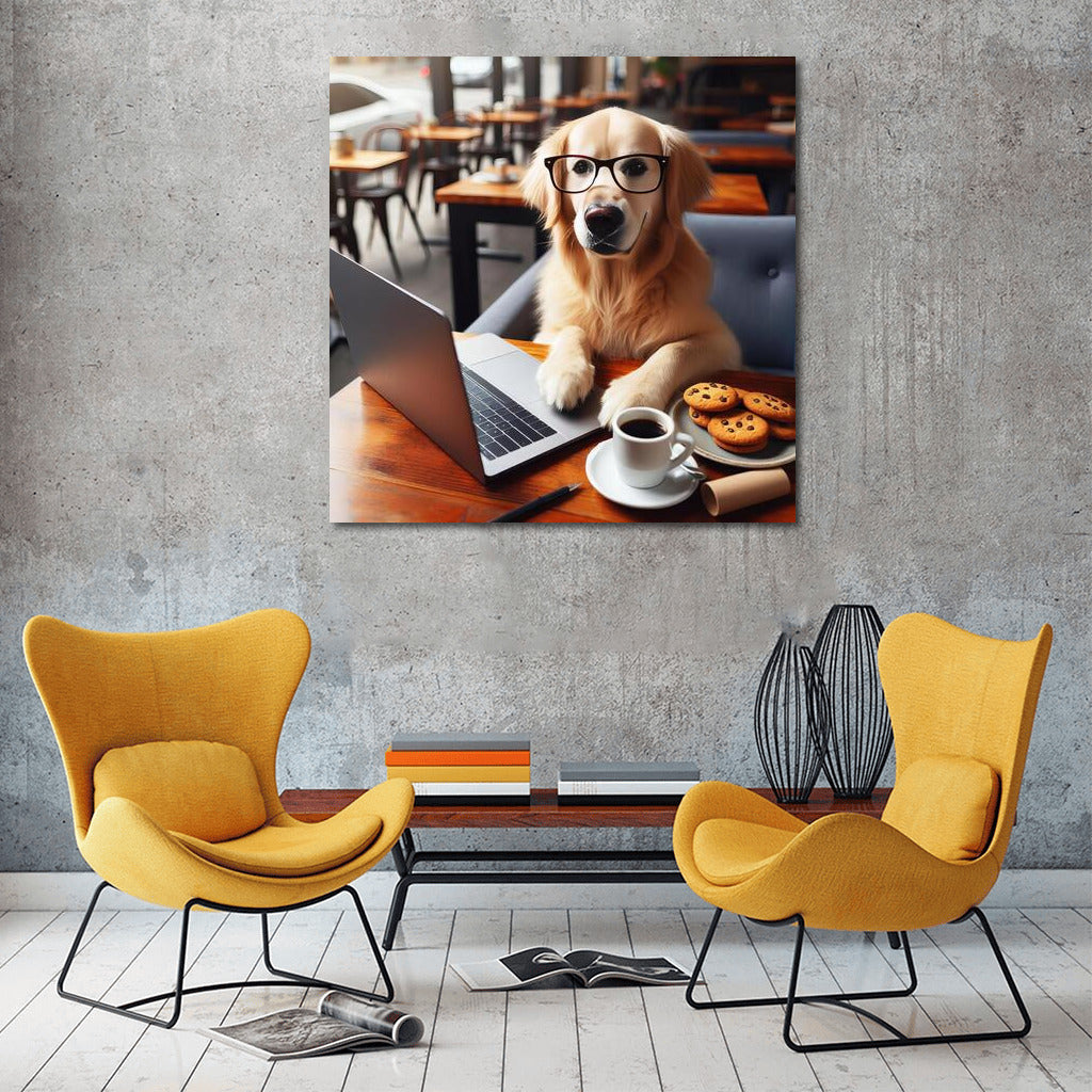 Business Dog: Charm and Humor for Your Interior