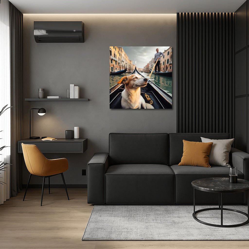 Dog on a Gondola: Venetian Idyll for Interiors