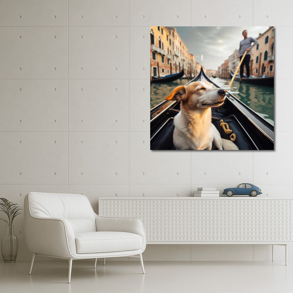 Dog on a Gondola: Venetian Idyll for Interiors