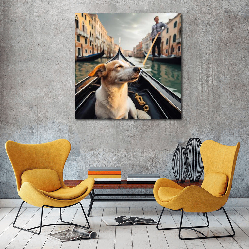 Dog on a Gondola: Venetian Idyll for Interiors