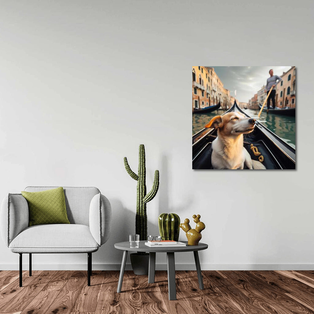 Dog on a Gondola: Venetian Idyll for Interiors
