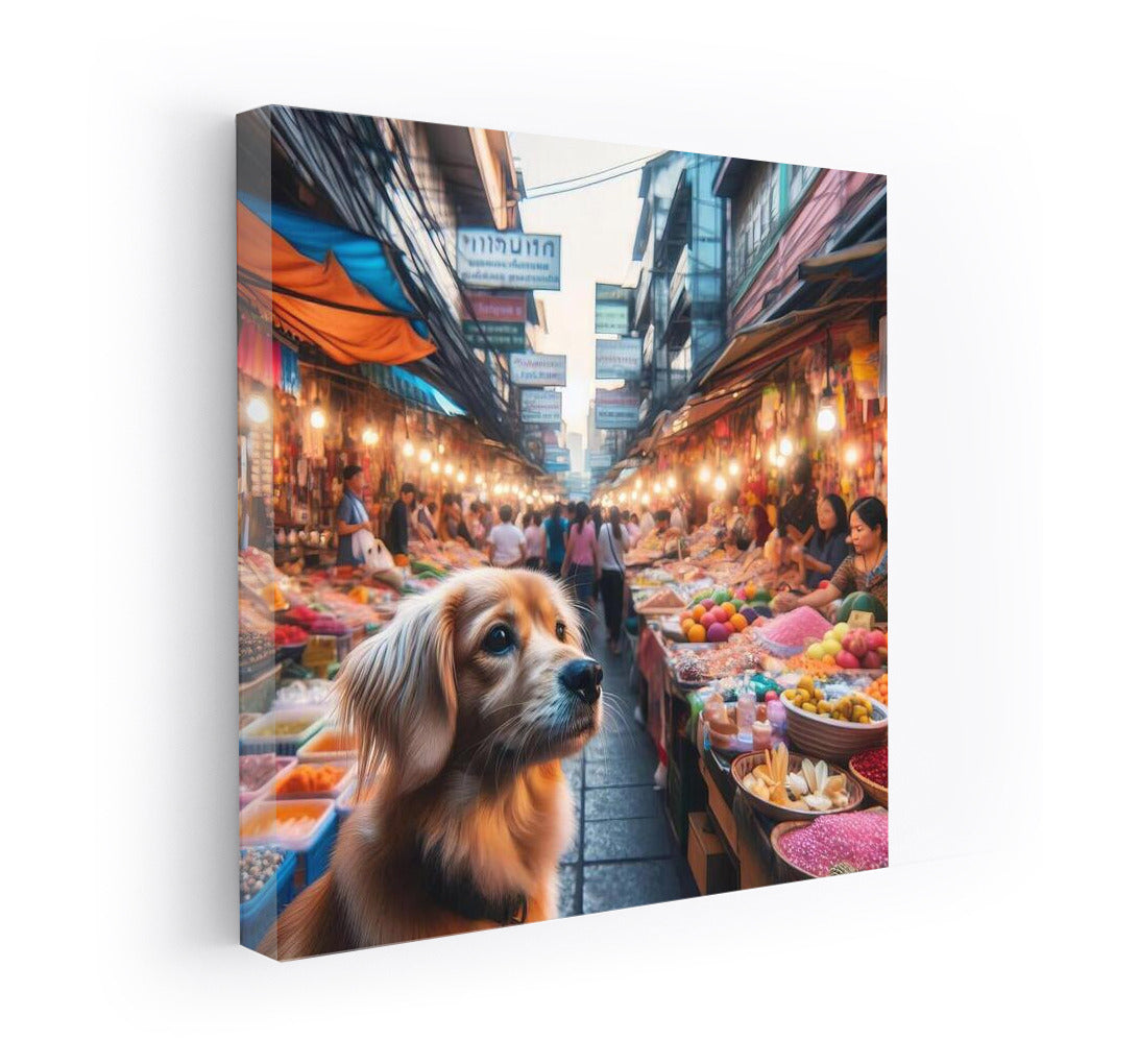 A Dog's View of the Eastern Bazaar: A Fairground Whirlwind for Your Interior