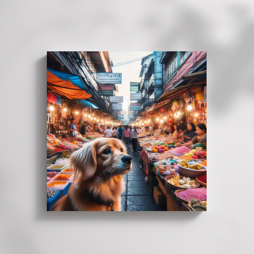 A Dog's View of the Eastern Bazaar: A Fairground Whirlwind for Your Interior
