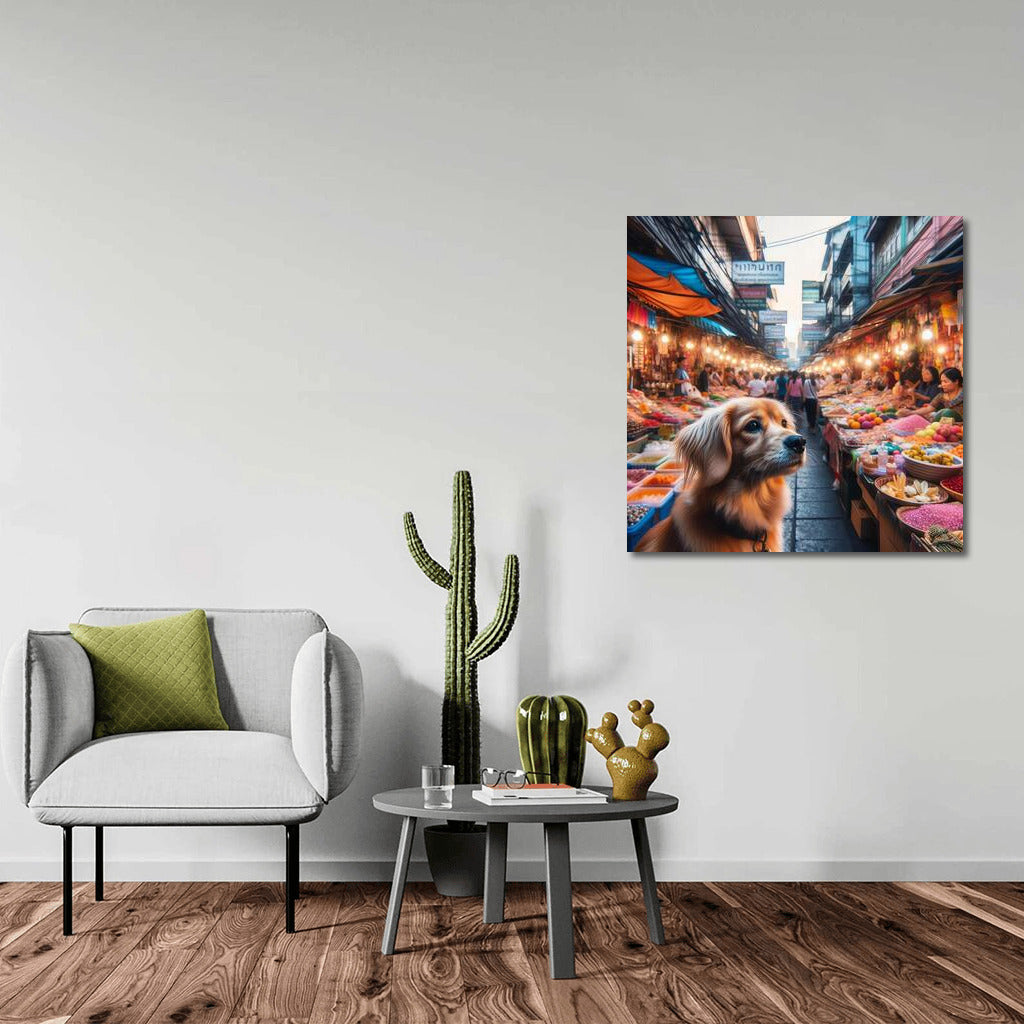 A Dog's View of the Eastern Bazaar: A Fairground Whirlwind for Your Interior