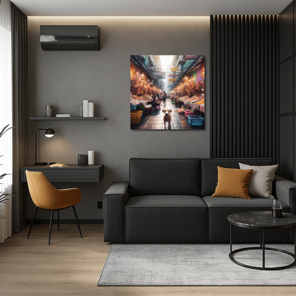 Bright Lights of the Street Market: Exoticism and Movement for the Interior