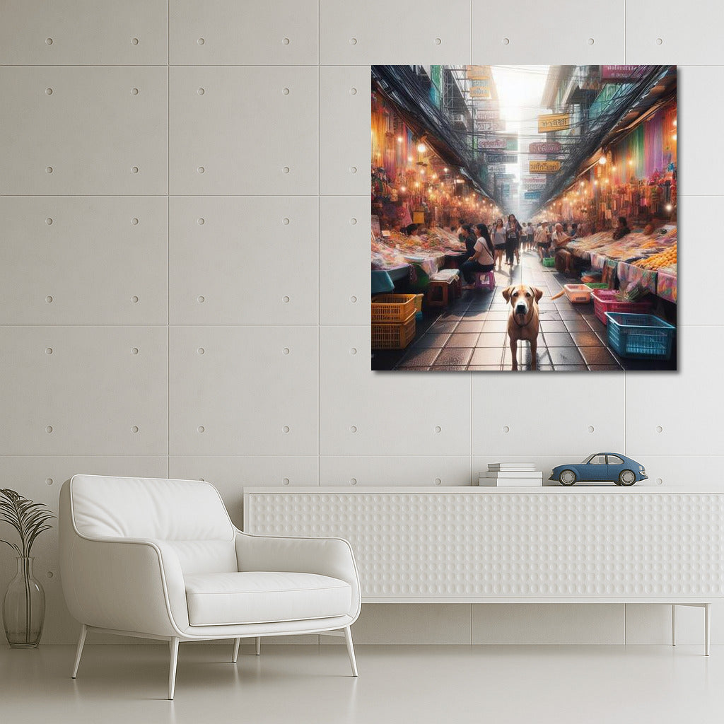 Bright Lights of the Street Market: Exoticism and Movement for the Interior