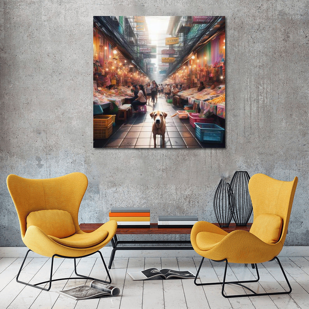 Bright Lights of the Street Market: Exoticism and Movement for the Interior