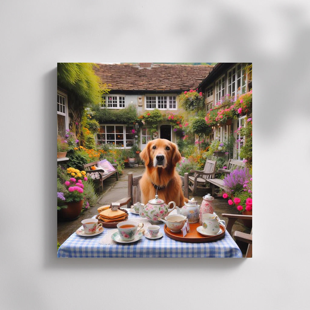 Fluffy Tea Guest: A Fairytale Cozy Tea Party with Flowers