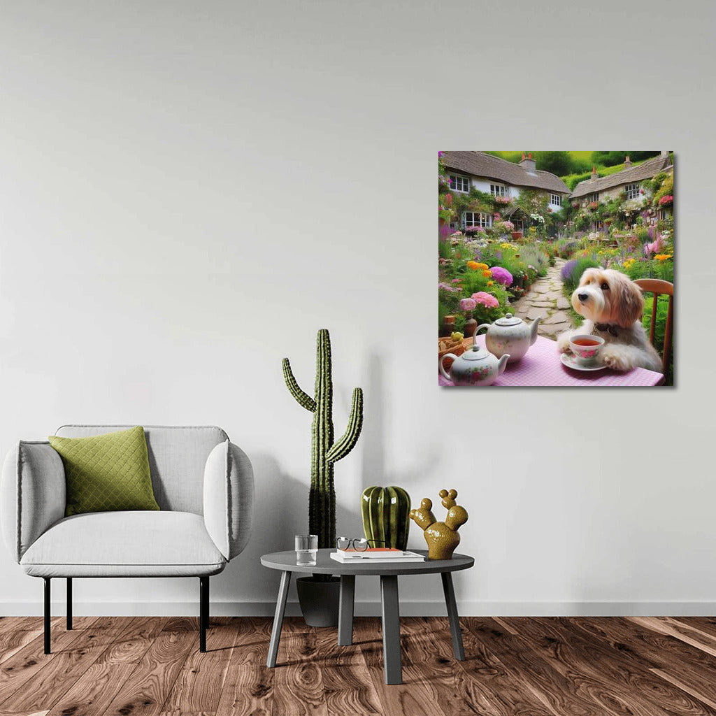 Tea Cozy: Fluffy Friend in the Flower Garden