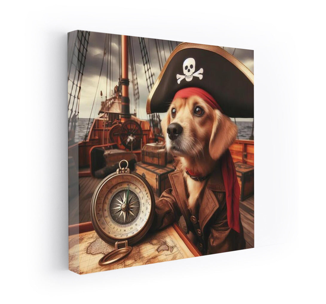 Pirate Dog: Sea Adventures on Canvas
