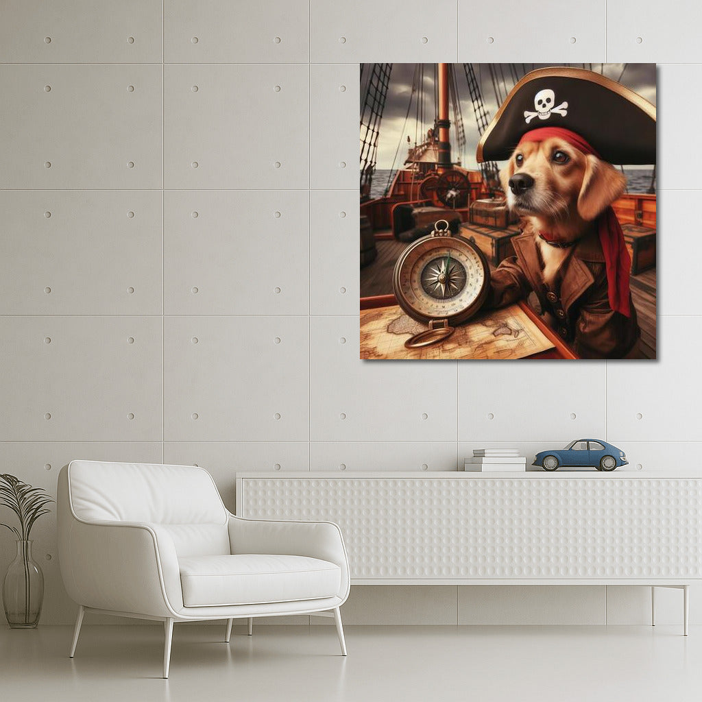 Pirate Dog: Sea Adventures on Canvas
