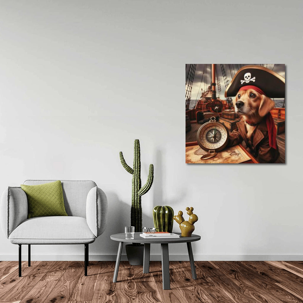 Pirate Dog: Sea Adventures on Canvas
