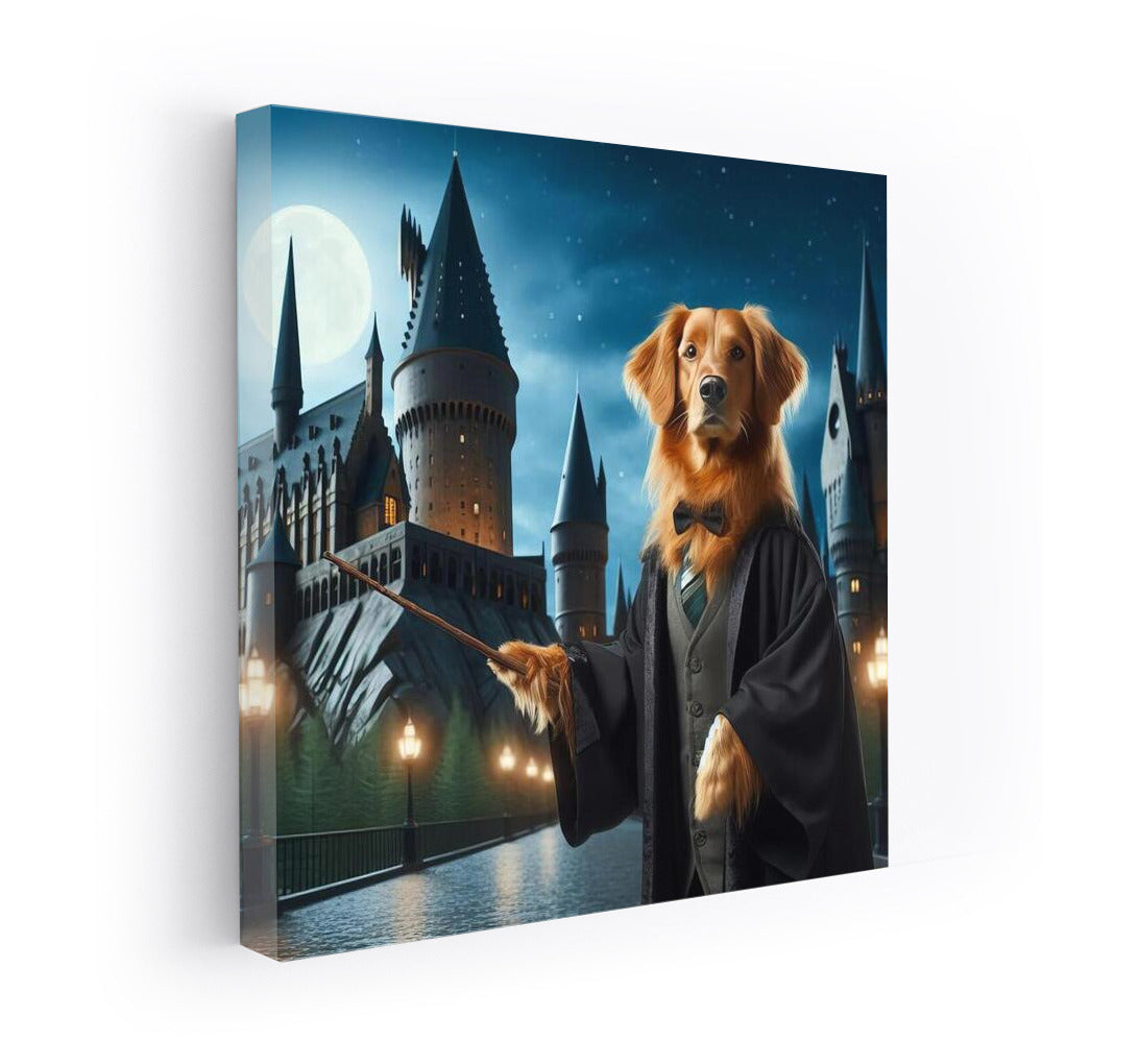 Charming Dog-Magister in the Night Castle: A Magical World for Connoisseurs