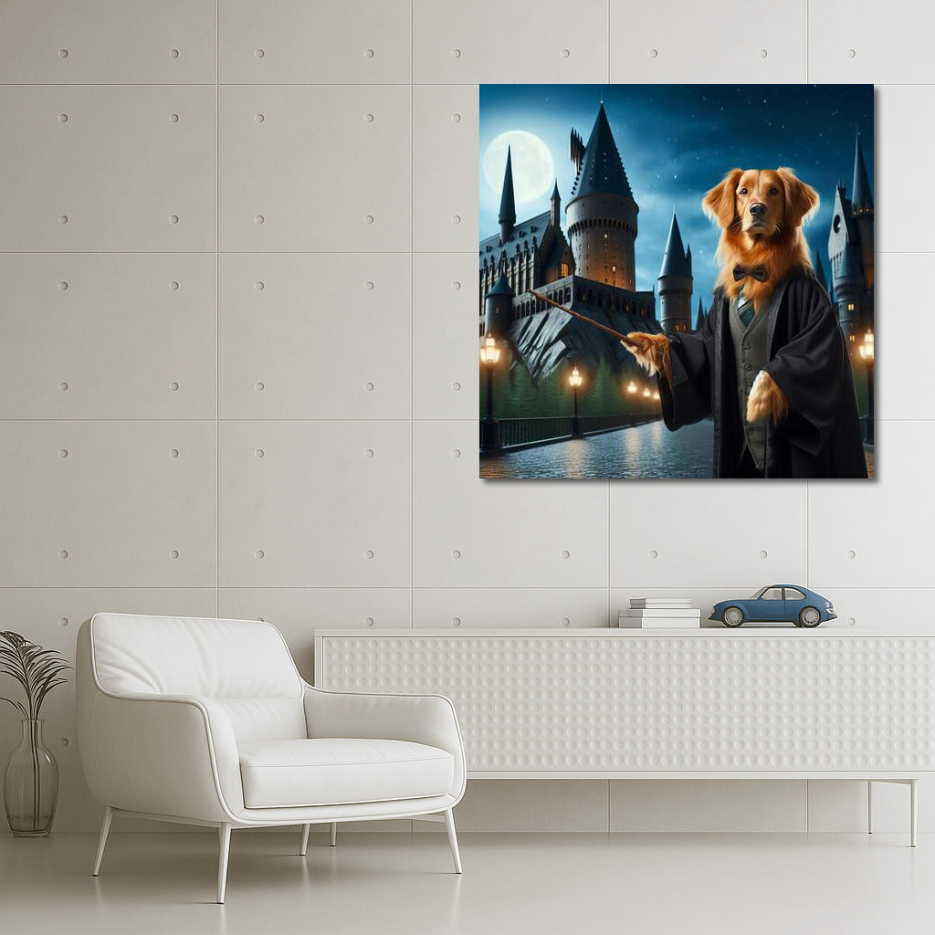 Charming Dog-Magister in the Night Castle: A Magical World for Connoisseurs