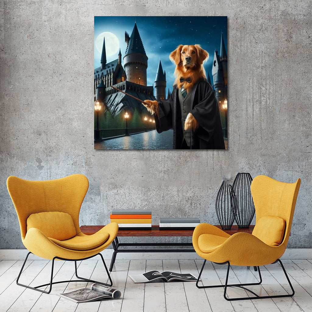 Charming Dog-Magister in the Night Castle: A Magical World for Connoisseurs