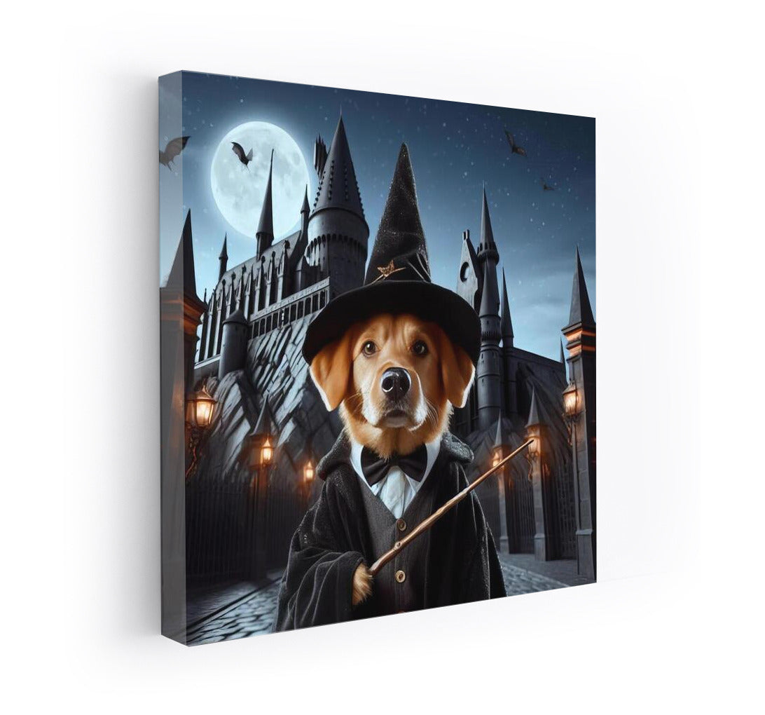 Magic Dog at the Mysterious Castle: Charm for Your Walls