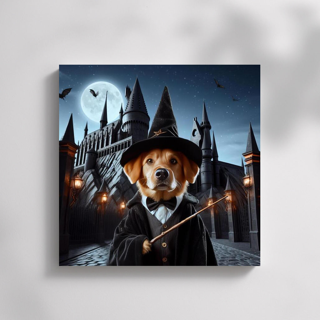 Magic Dog at the Mysterious Castle: Charm for Your Walls