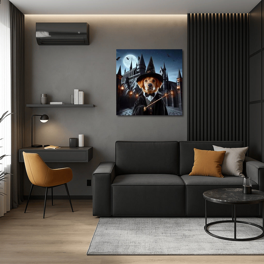 Magic Dog at the Mysterious Castle: Charm for Your Walls