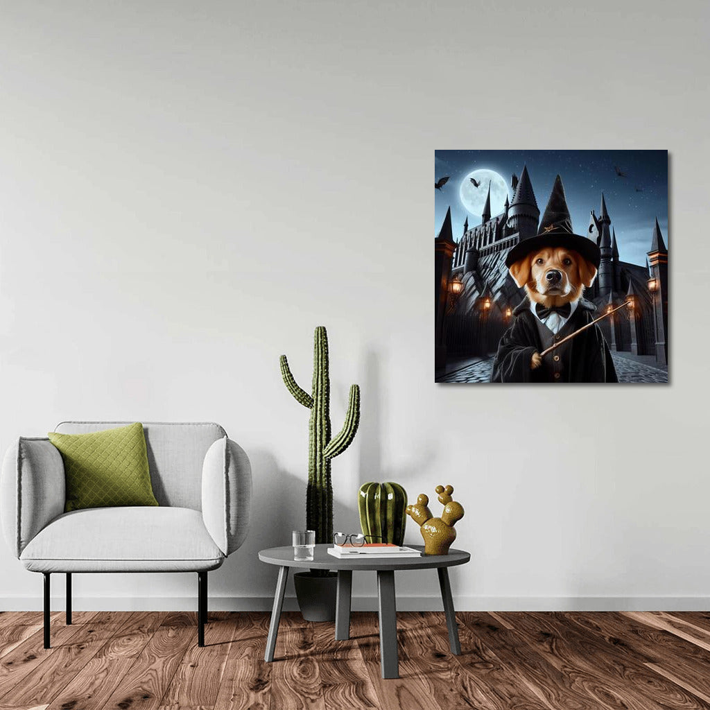 Magic Dog at the Mysterious Castle: Charm for Your Walls