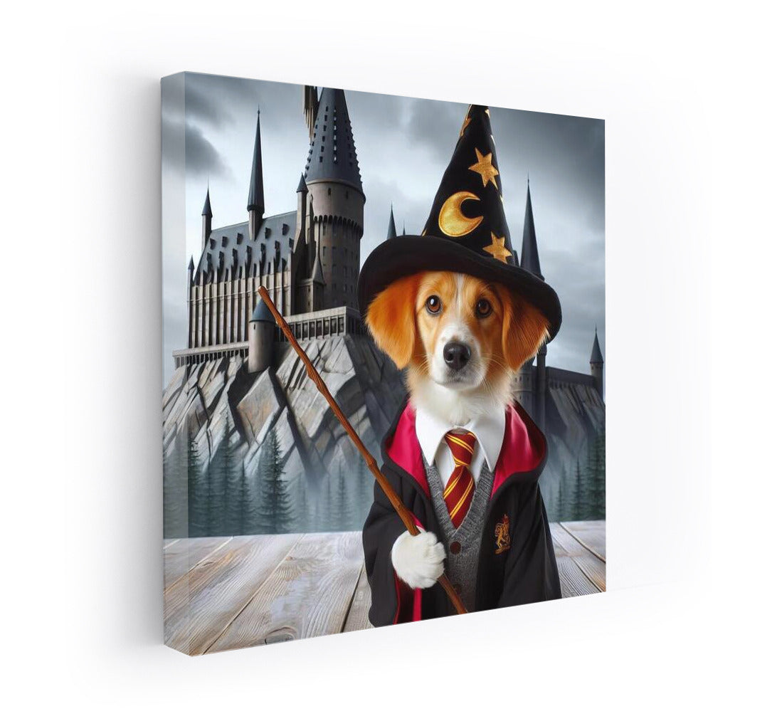 Magical Wizard Dog in the Castle: Magic and Imagination on Your Walls