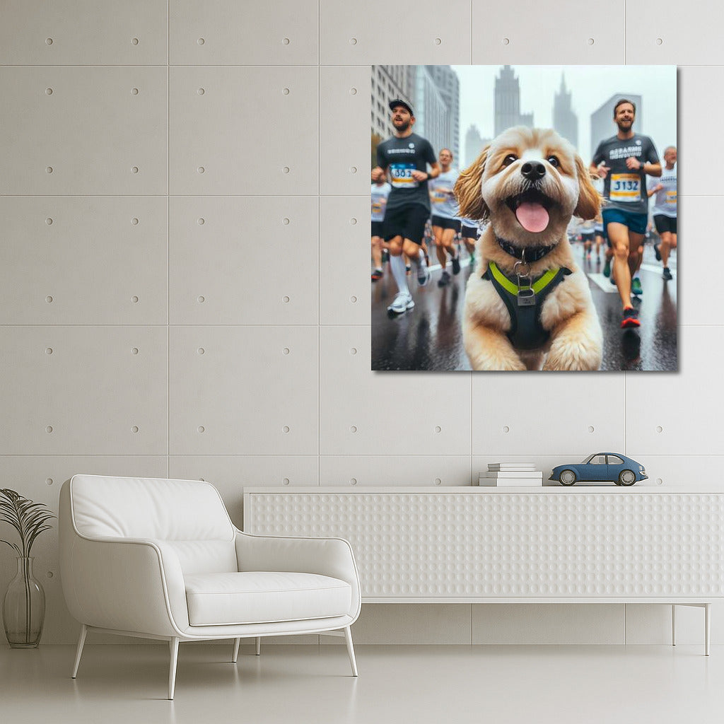 Happy Dog in the City Marathon: Energy and Joy in Your Interior