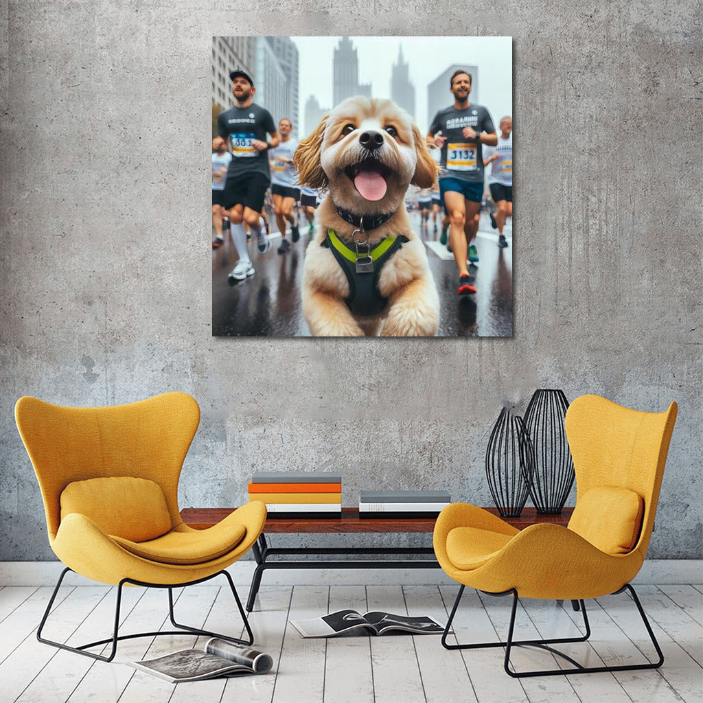 Happy Dog in the City Marathon: Energy and Joy in Your Interior
