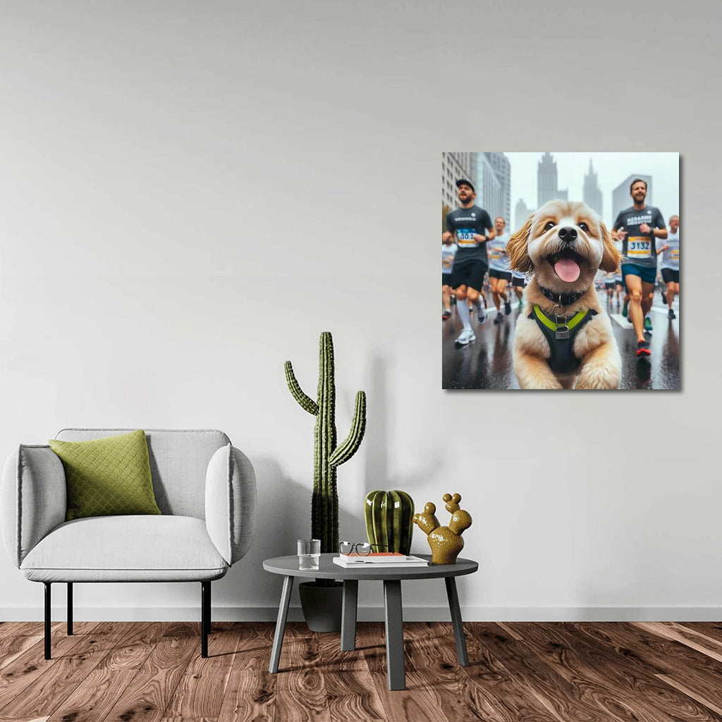 Happy Dog in the City Marathon: Energy and Joy in Your Interior