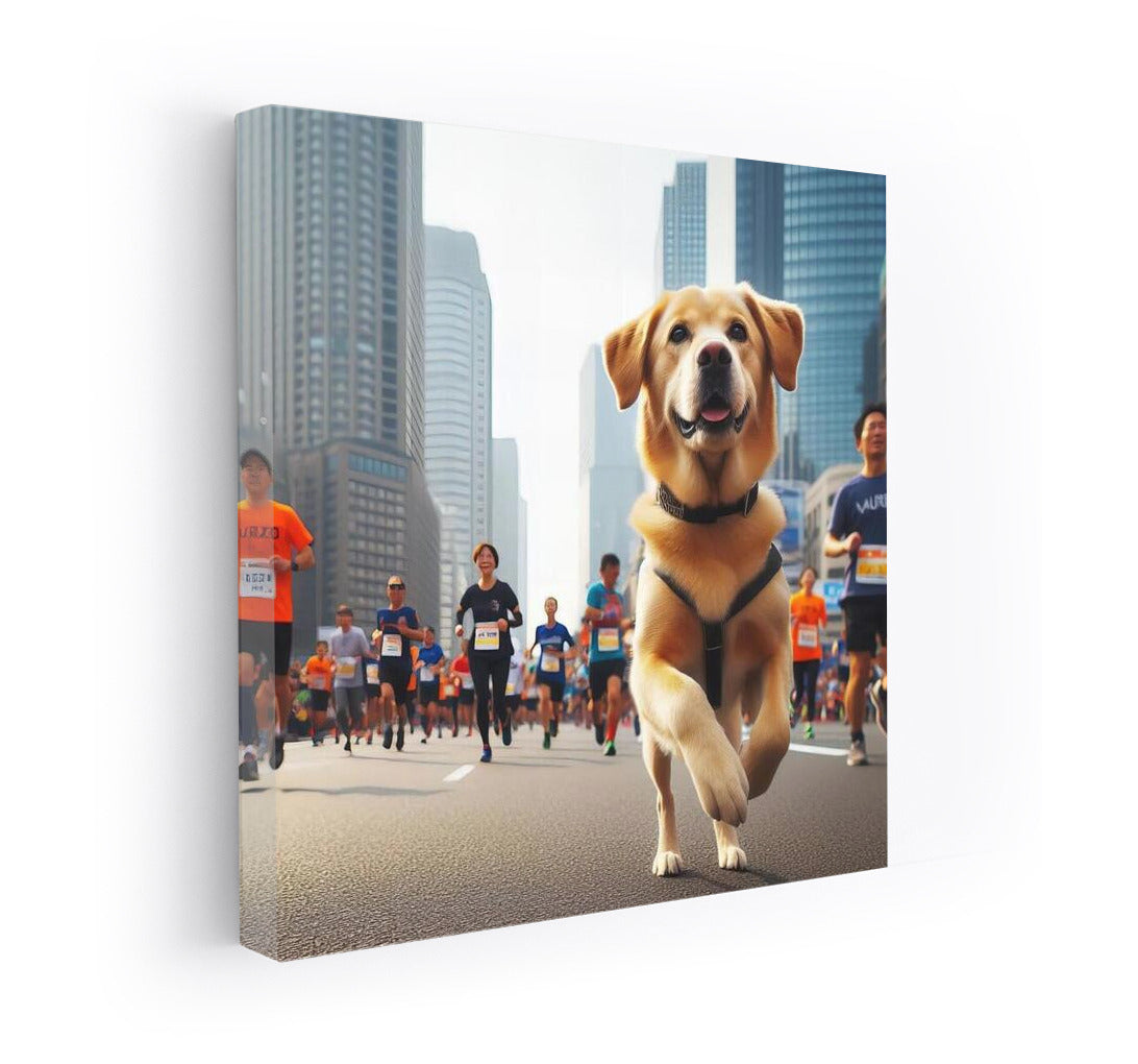 Marathon Energy: Dog at the Urban Running Center