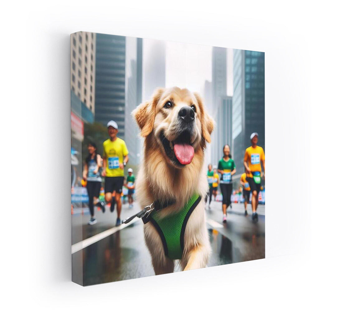Urban Odyssey: Dog in the Rhythm of the Big City