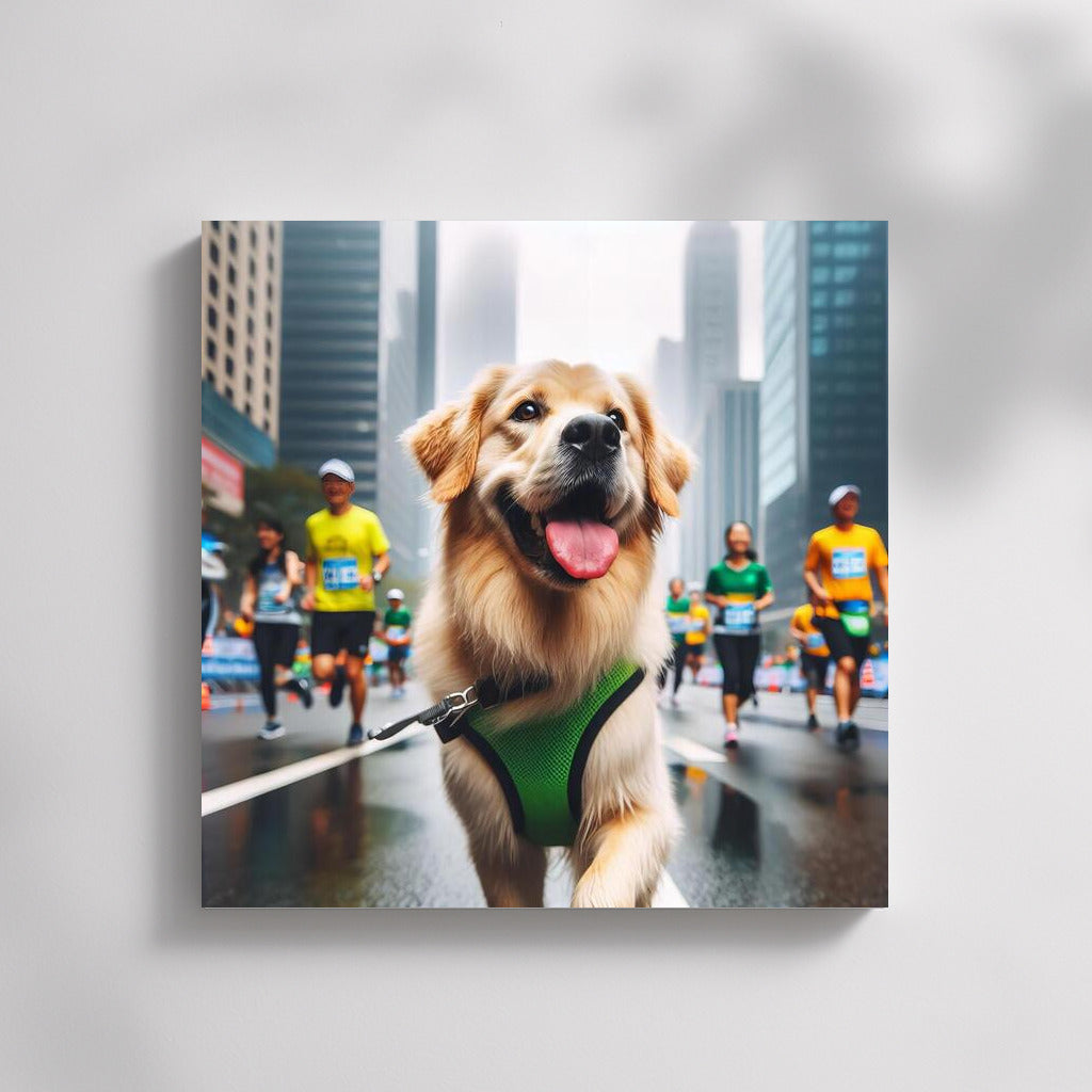 Urban Odyssey: Dog in the Rhythm of the Big City