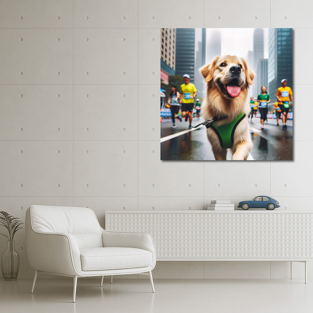Urban Odyssey: Dog in the Rhythm of the Big City