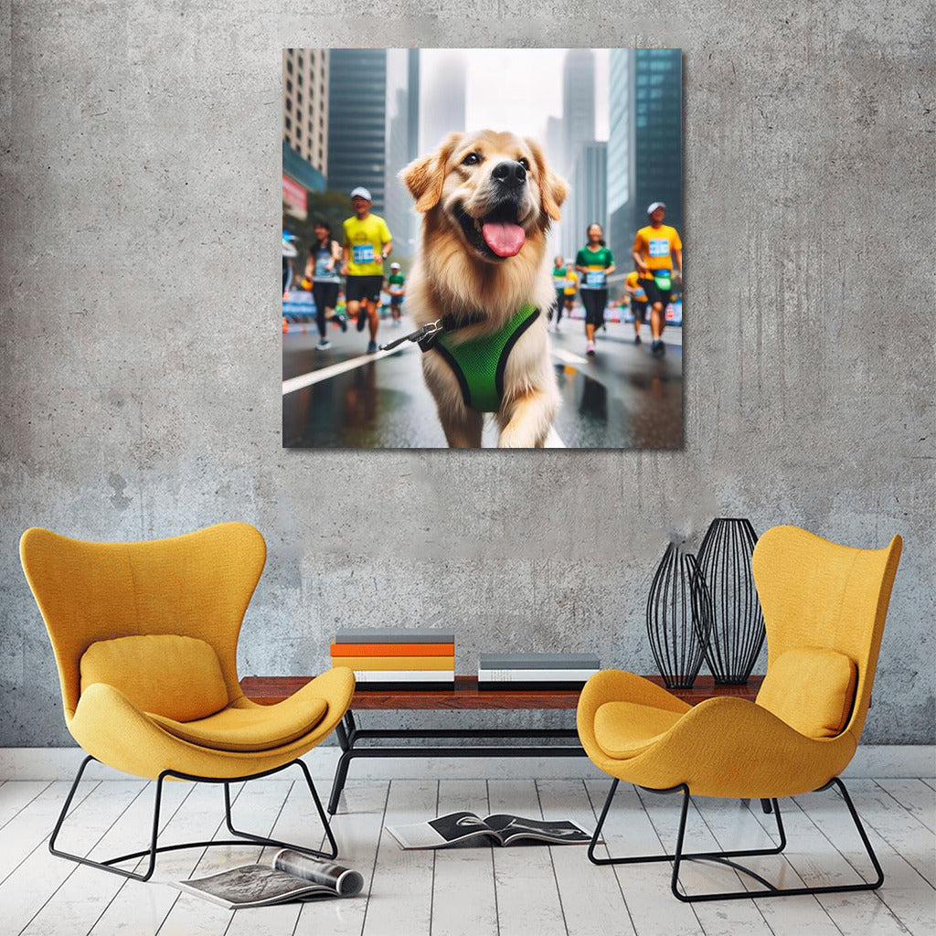 Urban Odyssey: Dog in the Rhythm of the Big City