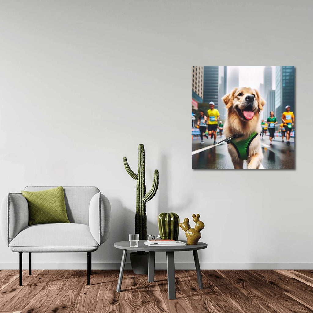 Urban Odyssey: Dog in the Rhythm of the Big City