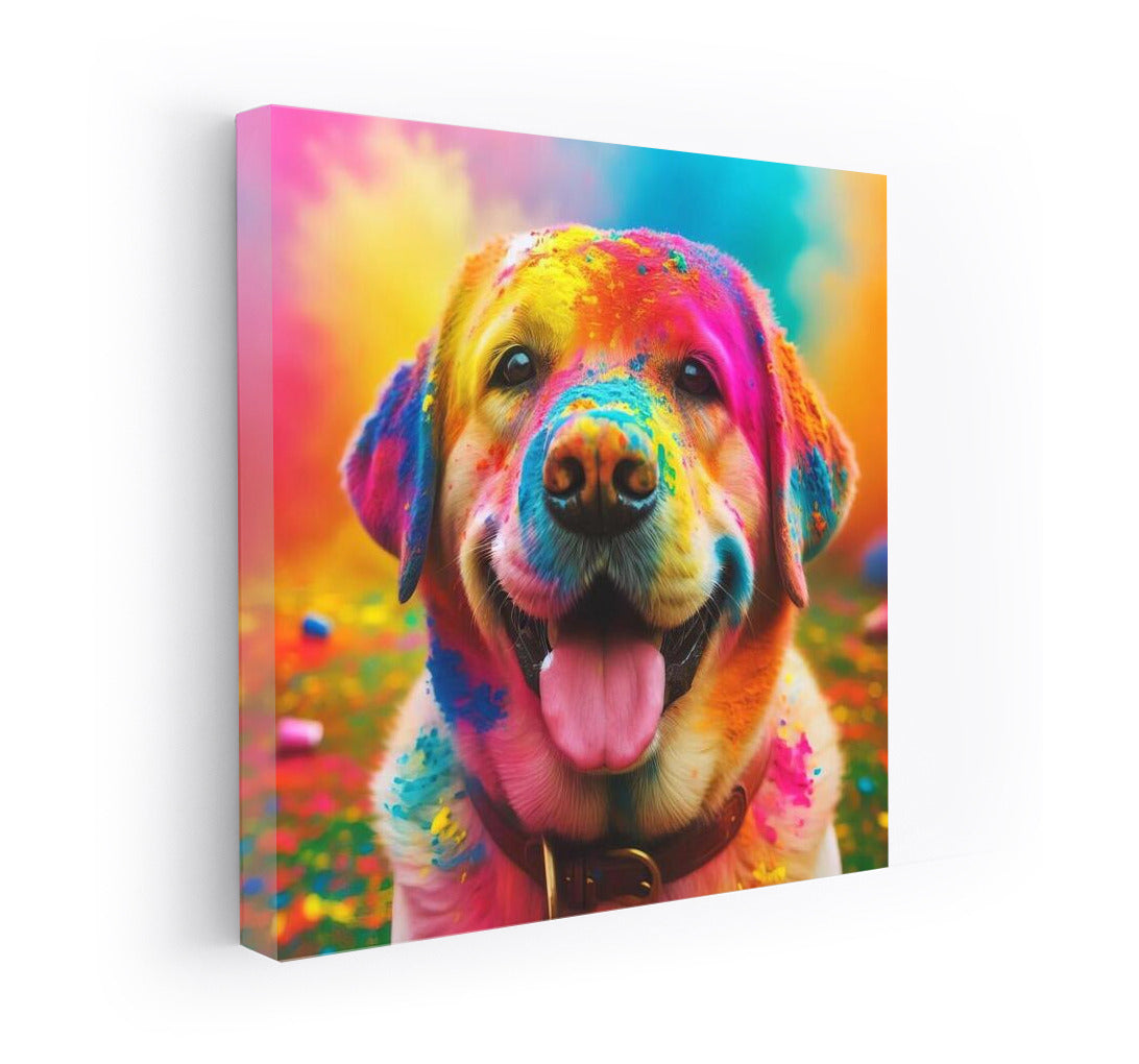 Rainbow Dog: Bright Colors for Your Interior