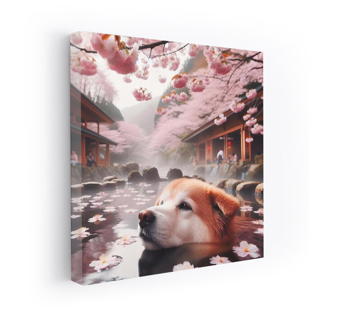 Dog in a Blooming Garden: Comfort and Inspiration in Every Petal